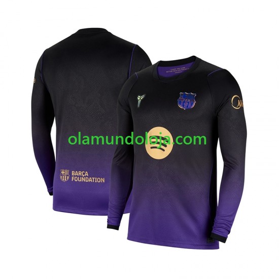 Camisola FC Barcelona Homem Equipamento Segundo 2026-2027 Manga Comprida